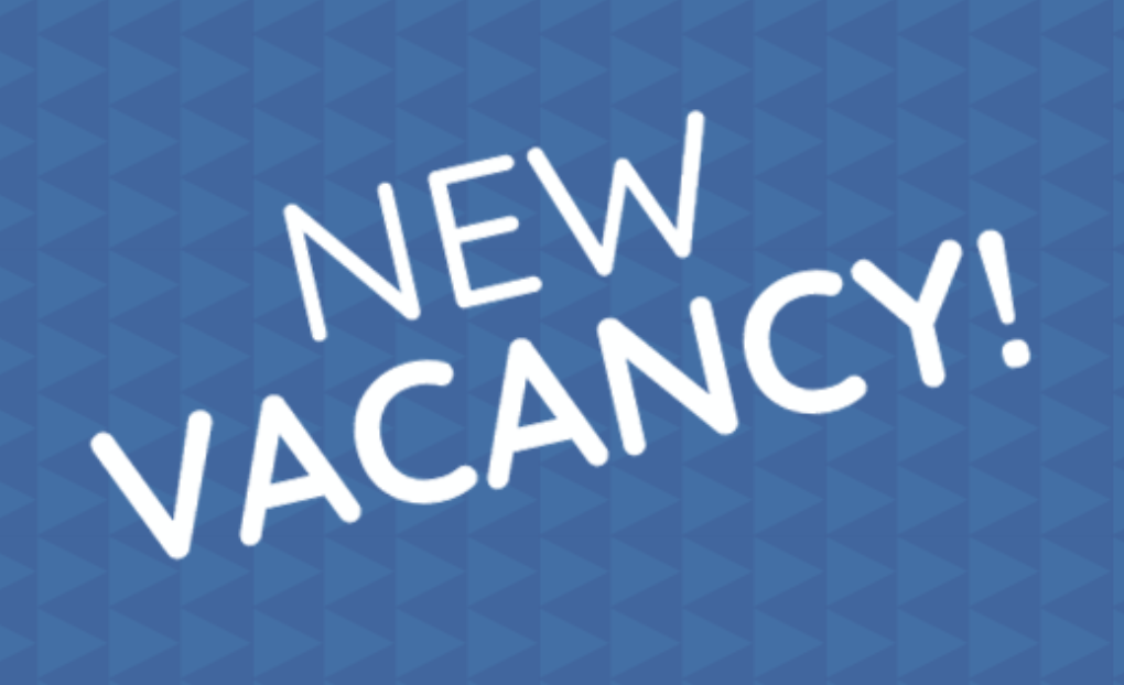 'New Vacancy!' graphic