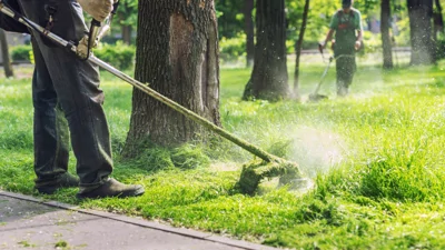 Grounds Maintenance Grass Strimming