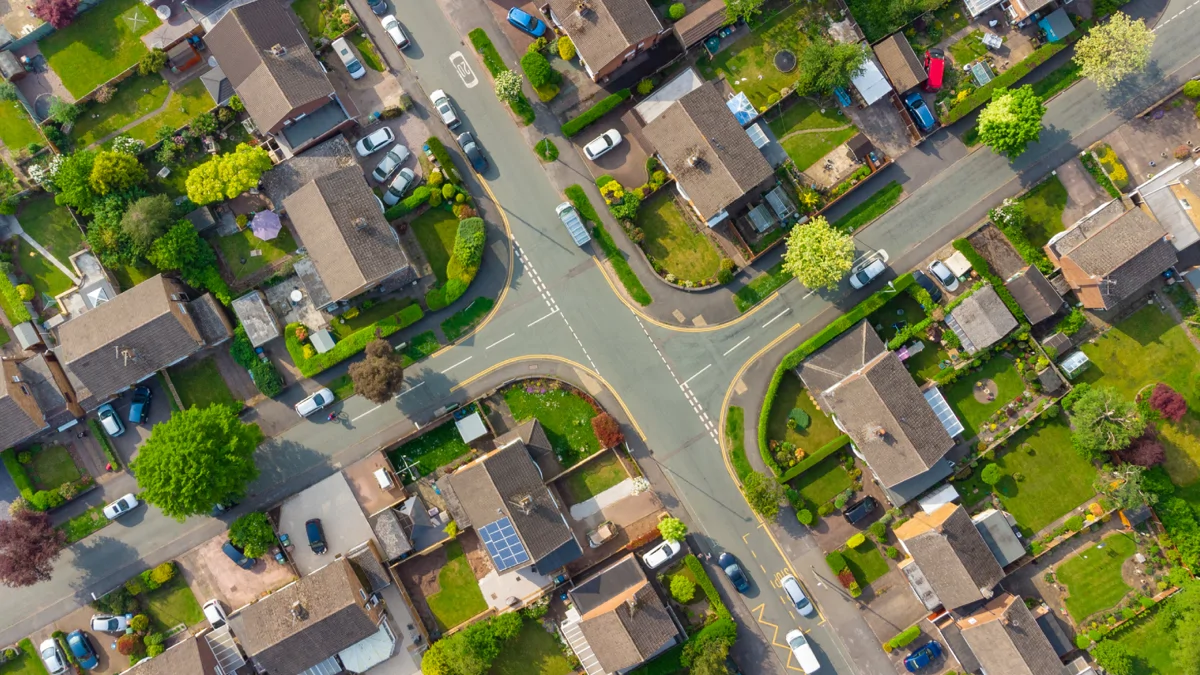 Aerial Housing Estate